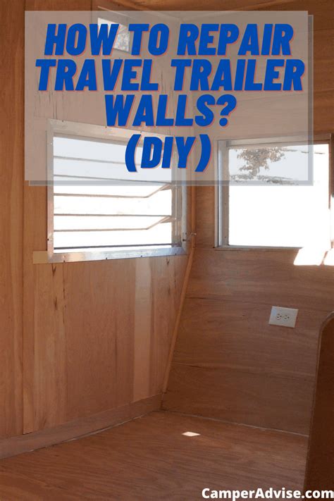 It gives a look of vintage because it used to be one of the favorite. How to Repair Travel Trailer Walls? (Do It Yourself) (2021)