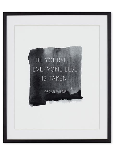 Be Yourself Art Print 15 X 18 Simons Maison Online Only Graphic