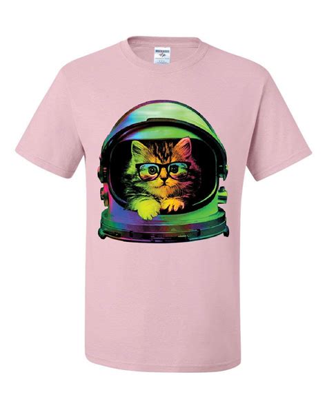 Space Cat T Shirt Astronaut Galaxy Cat Cute Kitten Pet Lovers T Pilihax