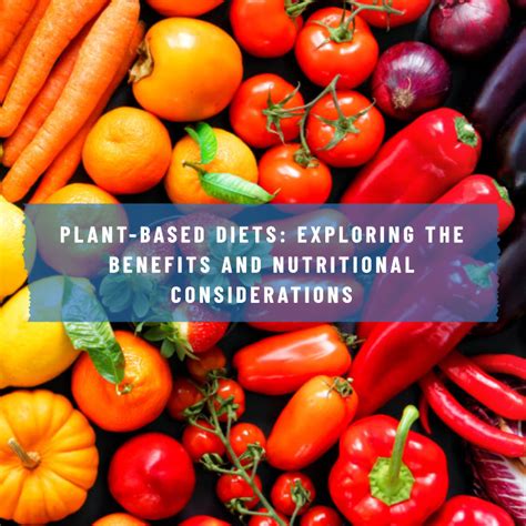 Blog Plant Based Diets Exploring The Benefits And Nutritional