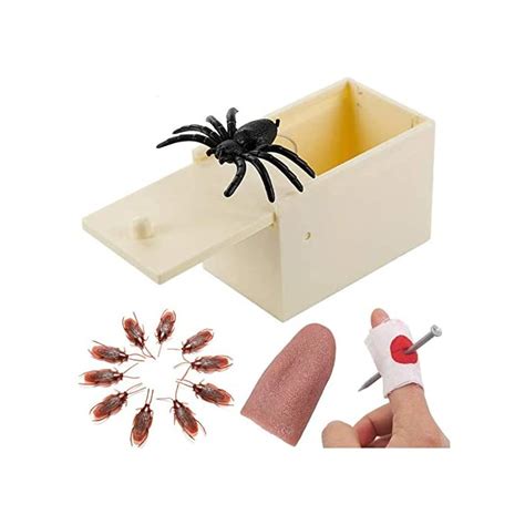 buy meocute funny prank prop horrific toys prank toys spider scare box