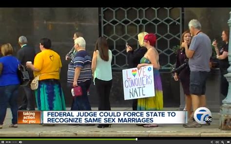 Judge Asked To Force Michigan To Recognize Legal Same Sex Marriages
