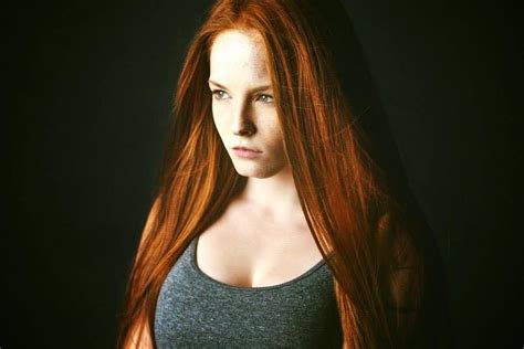 Beautiful Redhead Gorgeous Ginger Models Long Haired Chihuahua Whiter Skin Ginger Hair