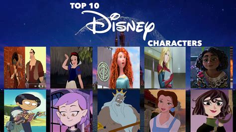 My Top 10 Disney Characters By Nicolefrancesca On Deviantart