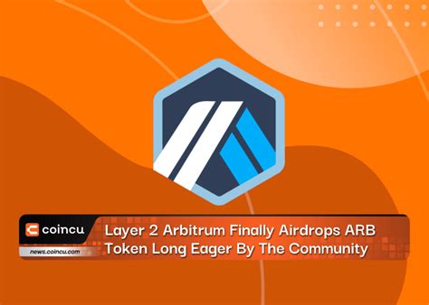 Coinstats Layer 2 Arbitrum Finally Airdrops Arb Token L