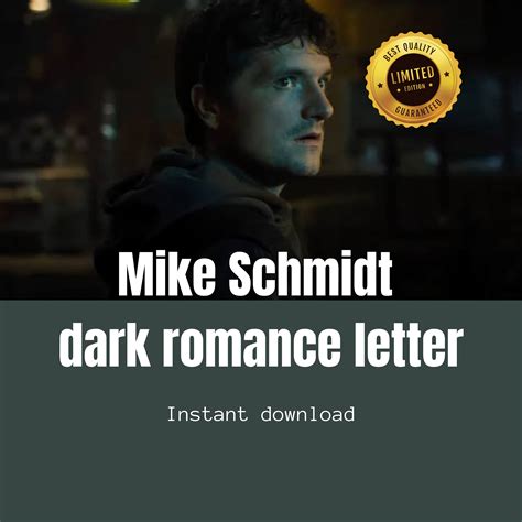 Mike Schmidt FNAF Dark Romance Letter FNAF Merch Mike Schmidt FNAF