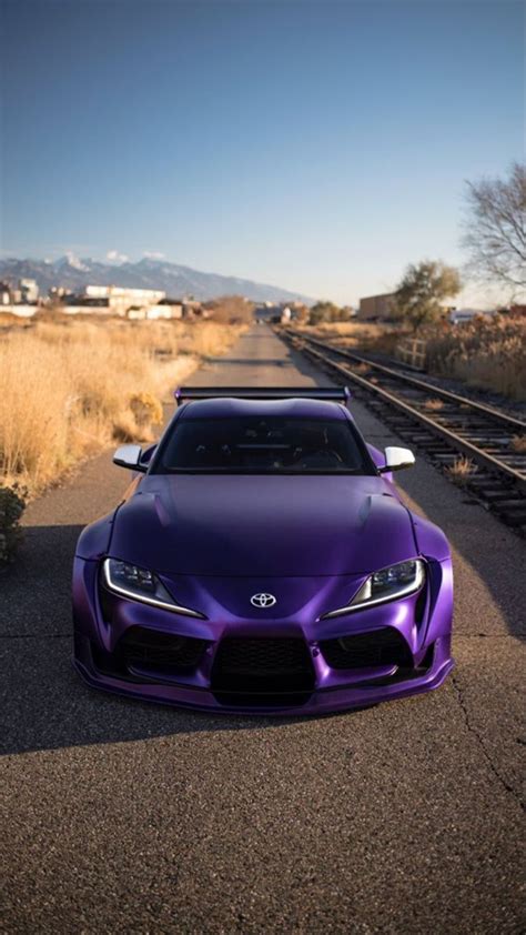 Purple Tuner Car From Cars Ellyn Mauro