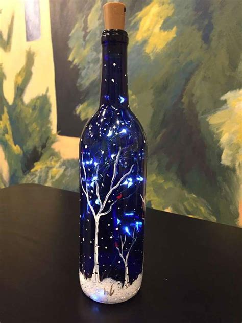 70 Adorable Wine Bottle Painting Ideas For Diy Home Décor Wine