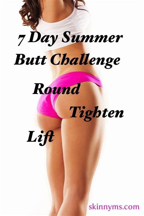Summer Butt Challenge Seven Day Butt Workout For Womens Fitness