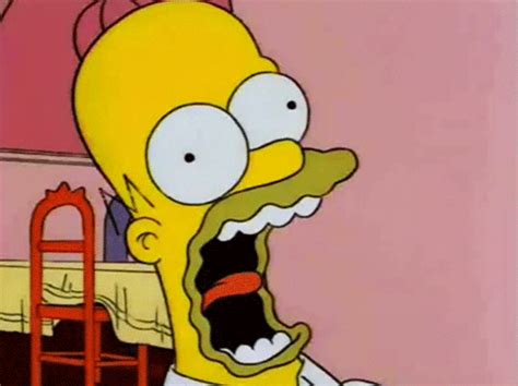 Homer Simpson Screaming Gifrific