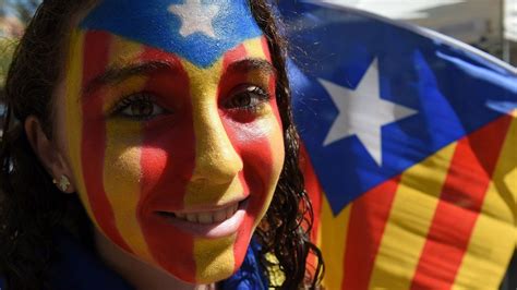 Catalan Independence Hundreds Of Thousands Rally For Break With Spain Bbc News