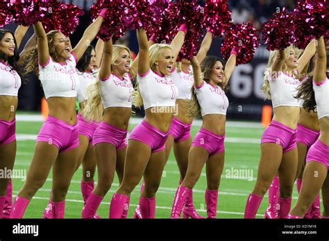 Houston Tx Usa 8th Oct 2017 Houston Texans Cheerleaders During The Nfl Game Between The