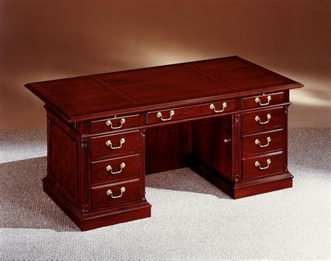 99 Executive Desk Solid Wood Large Home Office Furniture Check More