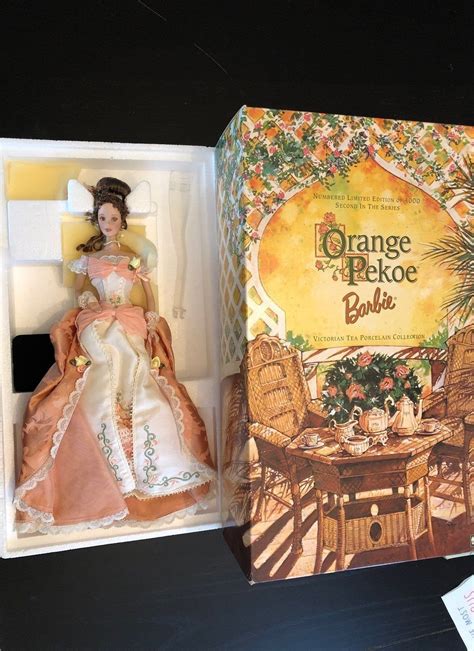 Rare Limited Edition Orange Pekoe Barbie One Out Of 4000 Victorian Tea