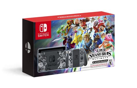 Nintendo Switch Super Smash Bros Ultimate Edition Bundle Walmart Com