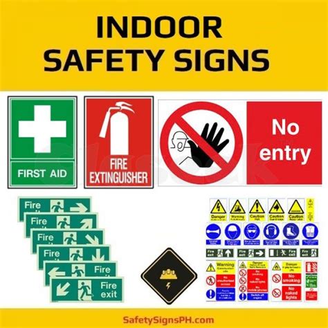 Compliant with osha, ansi, iso, and other standards. Outdoor & Indoor Safety Signages Philippines | Claseek ...