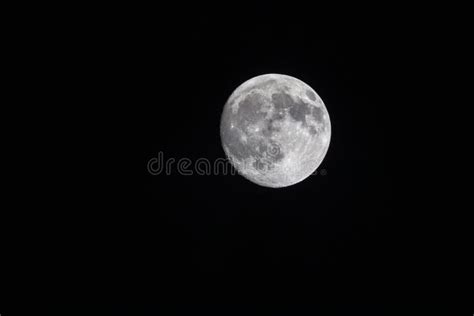 Almost Full Moon Dramatic Moon Beautiful Moon Stock Image Image Of