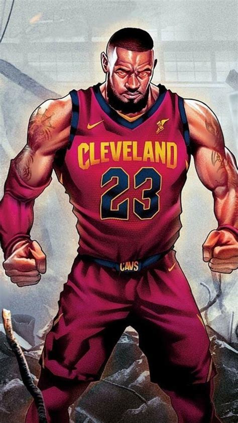 Lebron Cartoon Wallpapers Wallpaper Cave