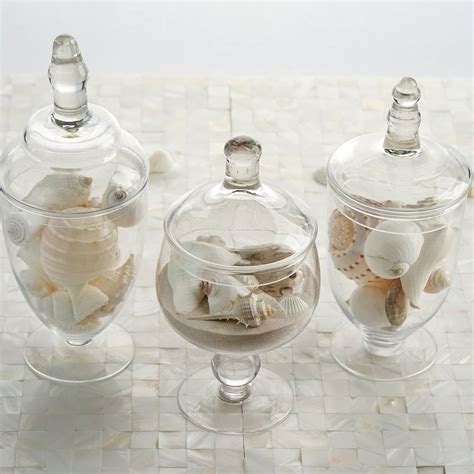 We did not find results for: Set of 3 Apothecary Glass Candy Jars With Lids - 9"/10"/11 ...