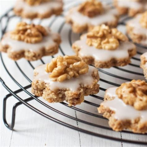 With a dose of mocha, this cookies will keep the kids away but have the parents reaching for more! Swiss Walnut Christmas Cookies - Eat, Little Bird