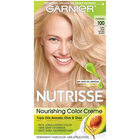 Garnier Nutrisse Nourishing Hair Color Creme 100 Extra Light Natural