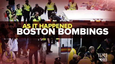 Boston Bombings And Manhunt As It Happened