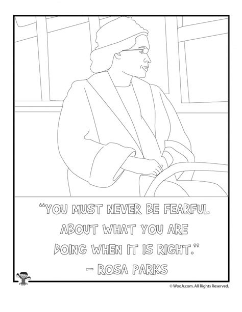 Rosa Parks Printable Pictures - Printable Blank World