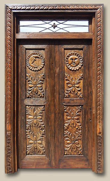 Doors With Carved Surround By La Puerta Originals Constructed With