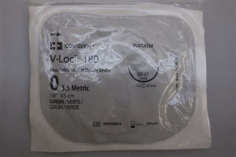 New Covidien Vlocl0326exp V Loc 180 Absorbable Wound Closure Device