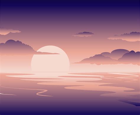 Sunset Design Background Vector Vector Art And Graphics