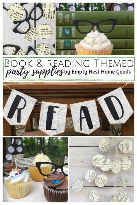 45 Book Themed Parties Ideas Book Themed Party Book Themed Birthday