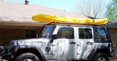 How To Carry Kayaks On Jeep Wrangler Wooden Boat Owners And Builders