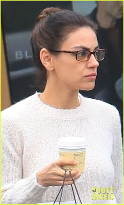 Mila Kunis Wears Glasses During Errands And A Coffee Stop In Los Angeles Photo 4401587 Mila