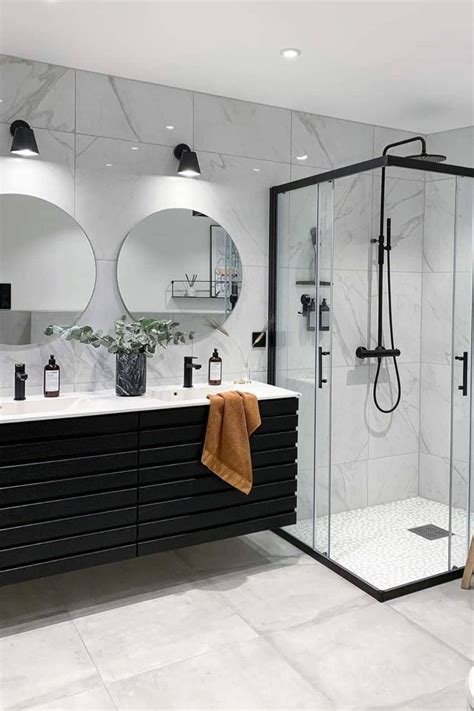 Salle de bain blanche marbre moderne | Bathroom interior, Bathroom