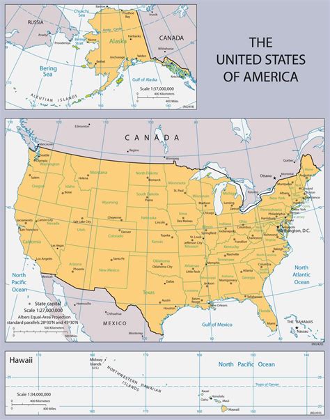 Large Political Map Of The United States USA Maps Of The USA Maps