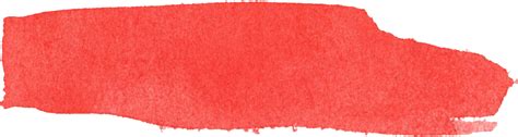 12 Red Watercolor Brush Stroke Banner Png Transparent