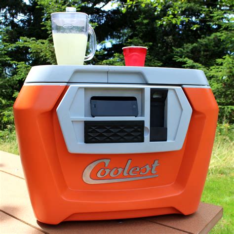 The Coolest A Camping Cooler With A Built In Blender Bluetooth