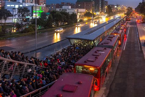 Transmilenio bogota station entrance and ticket booth. Bogotá's transport network continues to inspire global ...