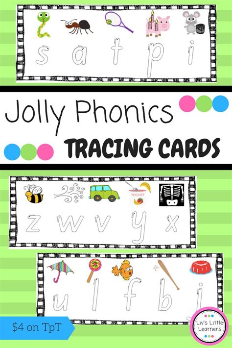 Tracing Letters Jolly Phonics