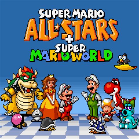 Super Mario All Stars Super Mario World 2 By Blzofozz On Deviantart