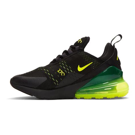 Nike Black And Green Air Max 270 Sneakers For Men Lyst