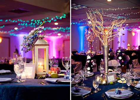 Classic And Eclectic Purple And Blue Wedding Every Last Detail