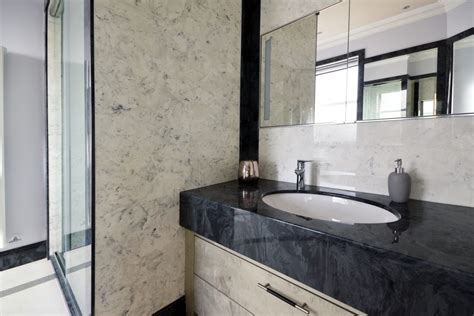 Browse our countertop materials online or stop by our showroom today! Marble Bathroom Ideas & Inspiration - Sleek, Luxurious and Sophisticated - Versital
