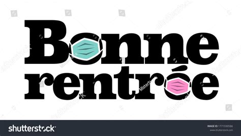 Bonne Welcome Back French Language Stock Vector Royalty Free
