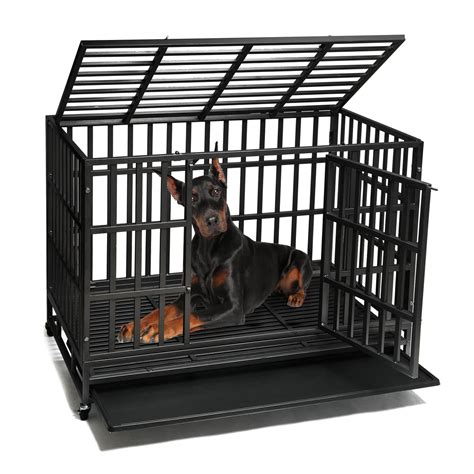 Buy Shushim Enhanced Heavy Duty Dog Kennel Crate Cage With Strong Metal