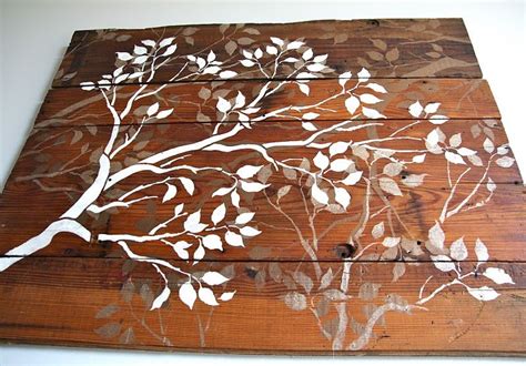 Stencil Outdoor Wall Hanging Diy Art Projects Wood Crafts Diy