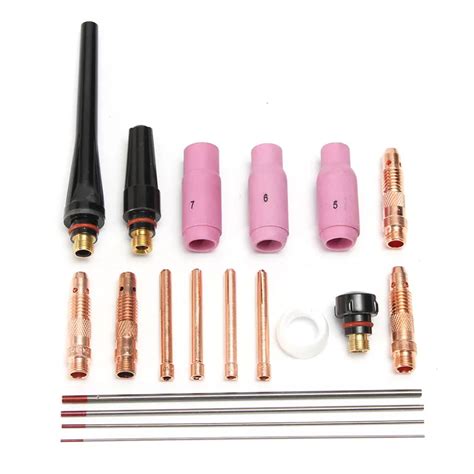 High Quality Pcs Tig Welding Torch Nozzle Cups Collets Body Kit With