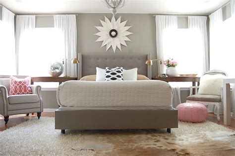 Gray Bedroom Contemporary Bedroom Martha Stewart Flagstone The