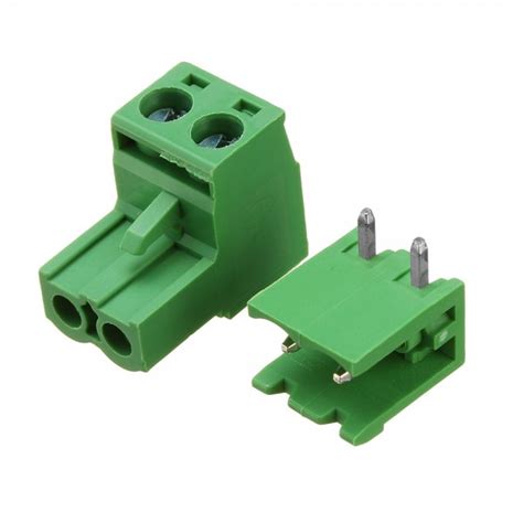 Buy Plug In Type Screw Terminal Connector 2 Pin 508mm Pitch Set