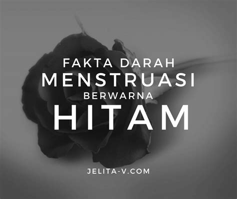 Semua dapat menjadi penanda kondisi tubuh seseorang. Fakta Darah Menstruasi Berwarna Hitam